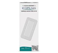 Desa Pharma Icopiuma Compresse Adesive Sterili In Tnt Medicazioni 10x25cm 2 Pezzi
