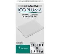 Desa Pharma Icopiuma Garza Idrofila Sterile Compresse per Medicazione 12 Pezzi 36x40 cm