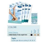 Desa Pharma Sauber Collant 70 Denari Maglia Liscia Nero 4 Linea Classica