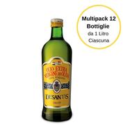 Desantis Olio Extravergine di Oliva Classico Multipack Da 12 Bottiglie Da 1 Lt