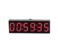 Desattot Orologio digitale da 0,9 cm a 6 bit LED con controllo della | Display a 24 ore, interruttore automatico della luminosità e risparmio di memoria sulla perdita di potenza in un orologio LED