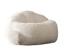 DESAV Coperchio Sedia a Carrello per Pelliccia Gigante (nessun riempitivo), ripieno di Velluto di Velluto Foto di Velluto per Fagioli Pigri.,L