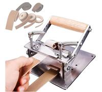Desbastadora Manual De Cuero, Herramienta De Adelgazamiento De Acero Inoxidable Con Grosor Ajustable, Adecuada Para Anchos Menores De 8 Cm, Tecnología De Procesamiento De Cuero Curtido Y Vegetal