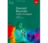 Descant Recorder Scales & Arpeggios, ABRSM Grades 1-5: from 2018
