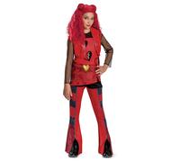 Descendants 4 Rosso Classico Costume Bambina
