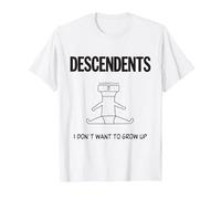 Descendents - Merchandising Ufficiale - I Don't Want To Grow Up Maglietta, Uomo, Bianco, S