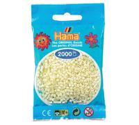 Desconocido Hama Perlen 501-02 - Mini Sfere, 2000 Pezzi, Colore: Crema