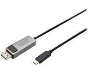 DescrizioneIl cavo adattatore bidirezionale DIGITUS USB Tipo C DisplayPort supporta il trasferimento da una sorgente USB Tipo NEW