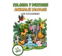 Descubre y Colorea - Animales Salvajes
