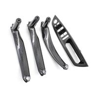 DESDE QQHH Maniglia per Porta per BMW X5 X6 E70 E71 E72 2007-2014 LHD RHD Set da 4 Pezzi Pannello Interruttori Alzacristalli Bracciolo Maniglia Rivestimento(RHD Carbon Set)