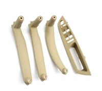 DESDE QQHH Maniglia per Porta per BMW X5 X6 E70 E71 E72 2007-2014 LHD RHD Set da 4 Pezzi Pannello Interruttori Alzacristalli Bracciolo Maniglia Rivestimento(RHD Beige Set)