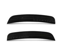 DESDE QQHH Per Chrysler 300 2015-2021 riflettore luce posizione laterale a LED trasparente paraurti anteriore luce posizione laterale parafango Automobili indicatori direzione(Smoked lens)