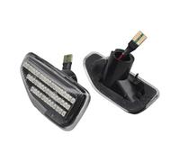 DESDE QQHH Per Dacia Per Logan 2 Per Sandero 2 Per Duster 2x LED Indicatore di direzione dinamico Lampeggiatore Ripetitore Lampada Automobili indicatori direzione(Crystal)