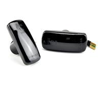 DESDE QQHH Per Dodge Per Grand Per Caravan 2008-2015, 2 luci di direzione laterali dinamiche a LED color ambra, nero fumé/bianco cristallo Automobili indicatori direzione(Smoke)