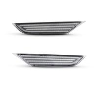 DESDE QQHH Per Nissan Per GTR R35 Per Coupe 2007-2017 2 pezzi normali luci di posizione laterali a LED lampeggianti indicatori di direzione lampade Car-Styling Automobili indicatori direzione(Clear)