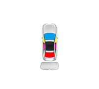 DESDEAQQSQ Estensore Parasole Auto per Geely per Galaxy per Starship 7 P145 2024-2026 Copertura Completa per Auto Parasole Protezione Solare Isolamento Termico(Rear Windshield)