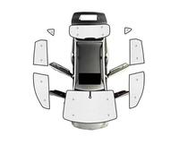 DESDEAQQSQ Estensore Parasole Auto per Nissan per Qashqai J10 2007-2013 Alette Parasole Automatiche Coperture Parasole Anti-UV Alette Parasole a Copertura Totale(all Sunshades)