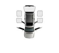 DESDEAQQSQ Estensore Parasole Auto per VW per Caddy 2K Maxi 2004-2019 Parasole per finestrini Automatici, Pieghevoli, Anti-spiffero(2K Rear Windows)