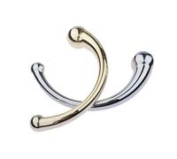 Desdon BDSM Doppio Testa Dildo Super Liscio Plug Anale in Metallo Palline Anali Masturbazione Butt Plug Dildo Anale Stimolatore del Punto G Dilatatore Anale Giocattolo Del Sesso for Uomini Donne(Color