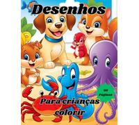 Desenhos para crianças colorir: livro com desenhos variados para colorir