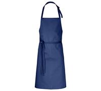 DESERMO Premium grembiule regolabile 100 cm x 80 cm (L x B) ✓ Grembiule professionale di alta qualità per uomo e donna ✓, 35% cotone, 65% poliestere, Blu mare, 5 pezzi