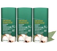 Desert Essence - Deodorante Profumo Polvere Fresca - 63g - Confezione da 3