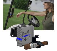 Desert Fox Golf Telefono Caddy con supporto per sigari - American Flag Golf Cart Telefon Mount - Universal Fit Scelt Access Golf Patriotic Golf Acces