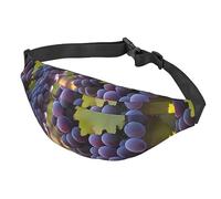 Desert Grapes - Marsupio a tracolla multifunzione, grande, per uomini e donne, sport all'aria aperta, viaggi, alla moda e portatile, colore nero, Come nella foto, Taglia unica, Zaino da escursionismo