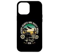 Desert Hearts and Dusty Roads USA Hotrod Design in stile retrò Custodia per iPhone 12 Pro Max