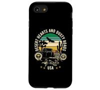 Desert Hearts and Dusty Roads USA Hotrod Design in stile retrò Custodia per iPhone SE (2020) / 7/8