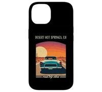 Desert Hot Springs CA Retro Autostrada nostalgica Auto d'epoca Custodia per iPhone 14