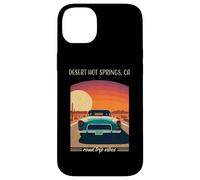 Desert Hot Springs CA Retro Autostrada nostalgica Auto d'epoca Custodia per iPhone 14 Plus