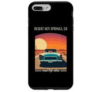 Desert Hot Springs CA Retro Autostrada nostalgica Auto d'epoca Custodia per iPhone 7 Plus/8 Plus