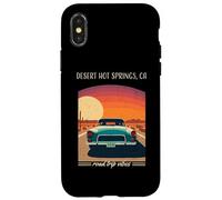 Desert Hot Springs CA Retro Autostrada nostalgica Auto d'epoca Custodia per iPhone X/XS