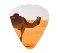 Desert Sand Camel Plettri Chitarra 12 Pezzi Per Ukulele Basso Accessori Strumenti