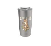 Desert Seeker Avventura Coyote Explorer Wild West Vibes Bicchiere termico in acciaio inox doppia parete