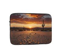 Desert Sunset - Custodia morbida antiurto per computer portatile, adatta per tutti i giorni, ufficio, lavoro e pendolarismo da 17 pollici