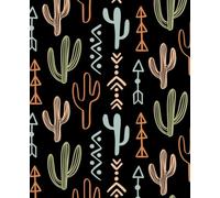 Desert Themed Notebook: A Hand-Drawn Cactus Creative Journal- Western-Inspired Lined Notebook for Writing, Sketching, and Everyday Notes