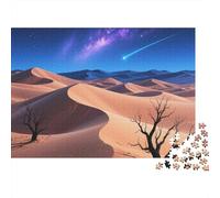 deserto Jigsaw Puzzle Impossibili 1000Pcs Cielo notturno stellato Decorazione Per La Casa. Rilassamento E Intelligence Per Adulti E Bambini Da 12 Anni 1000pcs (75x50cm)