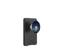 Deserto Moonlight UFO Beam Paesaggio notturno rapimento alieno PopSockets PopWallet per MagSafe