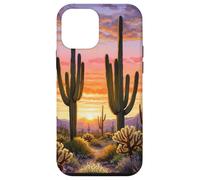 Deserto Tramonto Case Cactus Fiori di campo Arizona Custodia per iPhone 12 mini