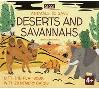 Deserts and savannahs. Animals to save. Ediz. a colori. Con 28 memory cards