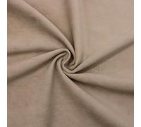 DESHOME Ebe 30 metri - Tessuto al metro velluto idrorepellente stoffa al metro velluto resistente per tappezzeria divani cuscini sedie arredo Tortora