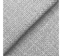 DESHOME Gaia - Tessuto al metro per tappezzeria Antimacchia Idrorepellente Resistente Stoffa al metro per divano sedie cuscini arredo (Grigio argento, 1 metro)