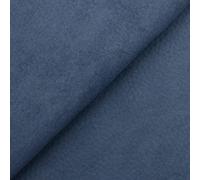 DESHOME Madrid 10 metri - Tessuto al metro per divani microfibra idrorepellente effetto pelle Stoffa al metro resistente per tappezzeria divani, poltrone, cuscini, sedie, arredo (Blu genziana)