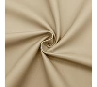 DESHOME Nizza - Tessuto al metro Ecopelle Similpelle nautica Idrorepellente resistente al fuoco Stoffa per arredo barche divani, cuscini, tappezzeria - 1 metro, Beige scuro