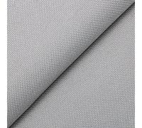 DESHOME Zenit - Tessuto al metro impermeabile per esterno spalmato PVC stoffa rigida per tappezzeria esterni, borse, zaini, valigie - Grigio 1 metro