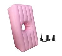 DESHVA BBL Letto Gonfiabile con Foro, Letto Sollevatore Brasiliano con Pompa ad Aria, 72 * 40 * 17 Pollici, Letto Post-Chirurgico in PVC,Pink