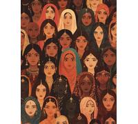Desi Notebook - Freedom: 200 Ruled lines with White Pages, Desk Size for Work or School, (Pink, 8.5x11 inches) with an Indian Flare