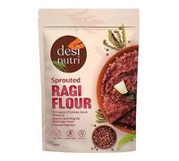 Desi Nutri Sprouted Ragi Flour | Ragi Powder | Ragi Malt | Ready to Cook Ragi Powder | Nachni Flour- 450 gms | High in Protein & Calcium
